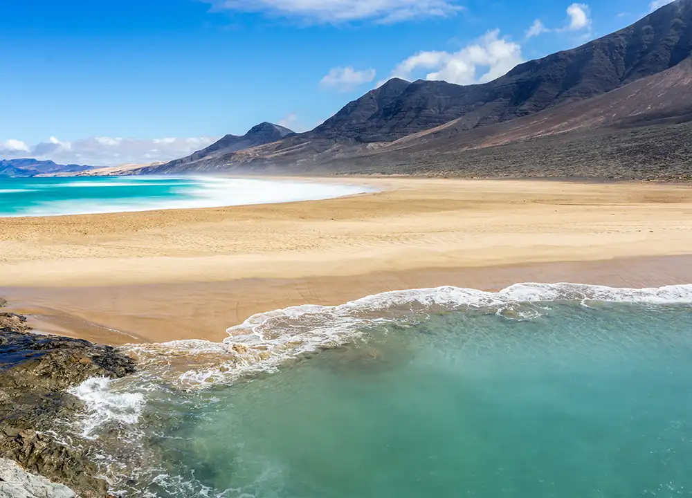 Cofete beach in Fuerteventura